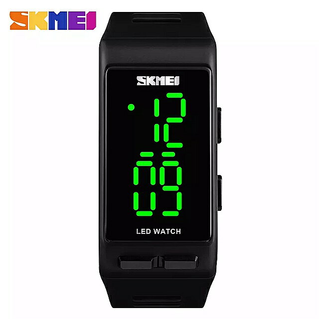SKMEI ファッションウォッチ メンズ レディースデジタル スポーツ腕時計 防水 アラームウィーク Led カジュアル 腕時計