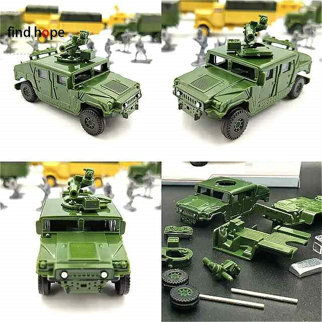 子供のための 軍事 車の建設 1/72スケールm1046 kfz.305 車両 軍隊 モデル トラック アクション コレクション 砂 ゲームmod