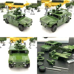 1:72 BTR-80装甲 キャリア M35 貨物 トラック M1046 KFZ.305 ブリッツ ビルディングブロック組立 軍用 車両モデル