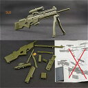 スナイパーライフルの建設 1/6スケール 4d hk416 ak74 mg62 msr モデル パズル アクション の