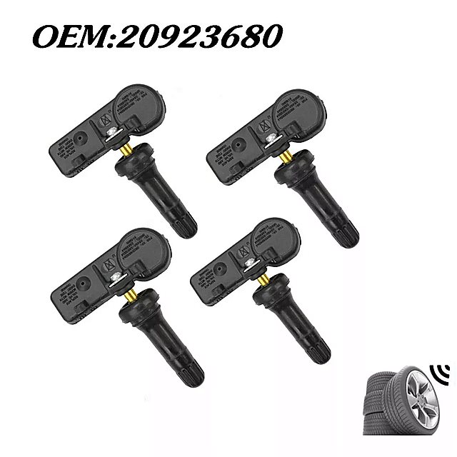 4本 タイヤ空気圧センサー tpms 20923680 シボレー シルバラード郊外タホtravers gmcビュイック キャデラック ハマーポンティアック土星