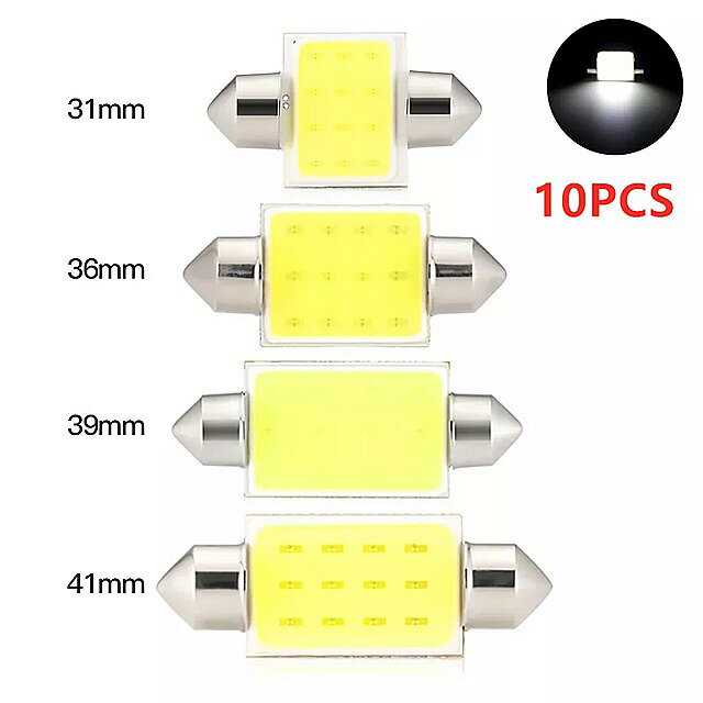 led J[Cg cobM d 31mm 36mm 39mm c5w 12v 6500k  io[v[gp Ǐ 10