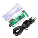 Pc用led ジョイ スティック セット ジョイ スティック パーツ 日曜大工 キット ゲーム 用のゼロ遅延usb エンコーダー