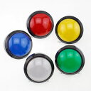 Pop'n music「convertible」 ゲーム 用の5x100mm アーケード led半球型 プッシュ ボタン 4インチ大型 照明 付き ボタン(4)