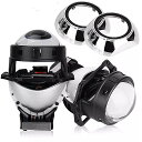 3.0インチバイ キセノン プロジェクター レンズ LED プロジェクター lense H1 H4 H7 9005 9006 HB3 HB4オート LED ヘッ...