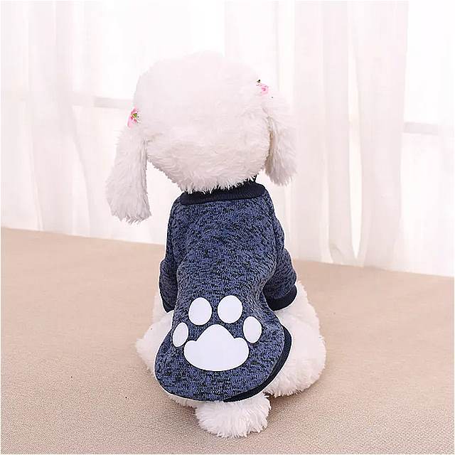 犬 の スウェット シャツ 小型 の ペット の 服 かわいい 猫 の 服 暖かい 秋 と 冬 の 暖かい ペット の コート カジュアル な スーツ