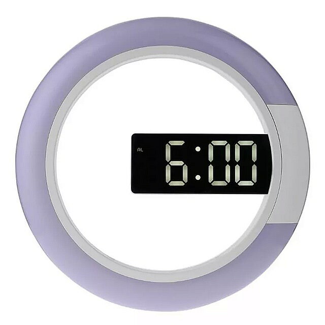 3D LED デジタル 置時計 を アラーム 中空 壁時計 常夜灯 壁時計 の ホーム リビングルーム の 装飾