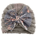子供 のための ニット の 冬 の 帽子 赤ちゃん のための流行の 帽子 暖かいイヤーマフしっかりとしたターバン新しいコレクション