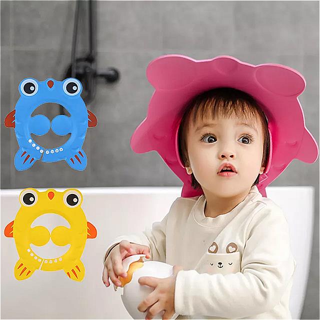ベビー シャワー キャップ 調節 可能 な ヘア ウォッシュハット 新生児 と 子供 のための 安全 な 保護 シャンプーシールド入浴 ヘッド カバー