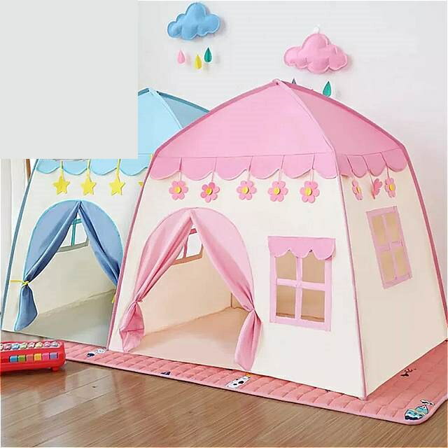 子供 用 テント 屋内外 の プリンセス テント プレイ ハウス ポータブル ベビー テント 子供 用 プレイ ルーム 2