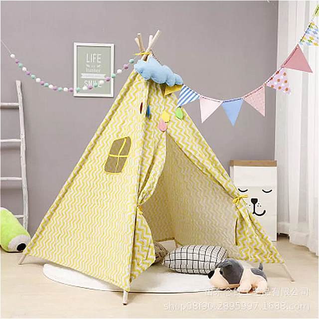 子供 用 テント ポータブル 子供 用 テント プレイ ハウス LED ライト 付き テント 装飾 カーペット
