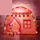 ポータブル ベビー プレイ ハウス 子供 用 テント テント ピンク と ブルー の 子供 用 プレイ ハウス 屋内 と 屋外 の おもちゃ プリンセス ハウス 2