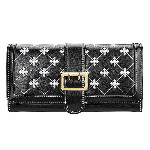 女性用ロング ウォレット 多機能 ファッション シンプルなピンバックル 四つ葉のクローバー ポケット エンボス加工された 携帯電話 バッグ 小銭入れ 女性用ロング ウォレット 多機能 ファッション シンプルなピンバックル 四つ葉のクローバー ポケット エンボス加工された 携帯電話 バッグ 小銭入れ