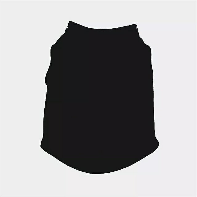 犬 用のプレーン コットン tシャツ 夏の ペット 服 中型および中型 犬 用 ペット 用品 猫 の ベスト XS-3XL