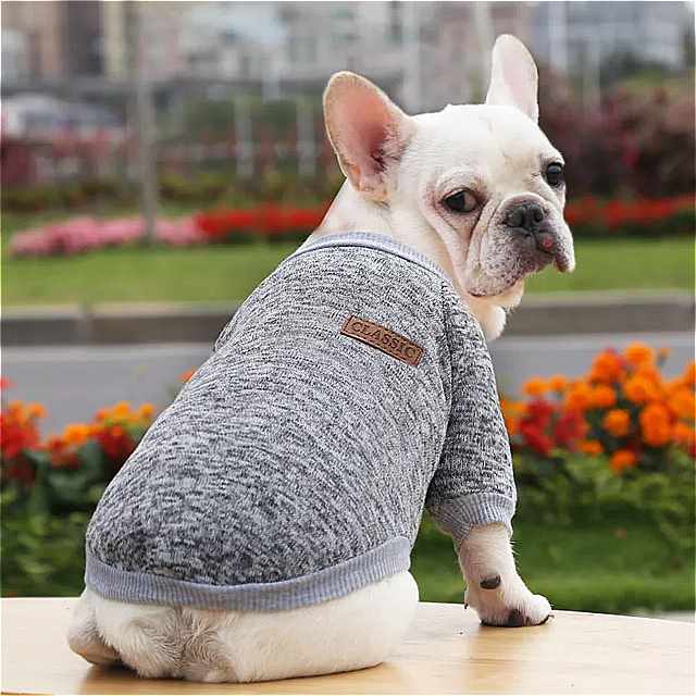 犬 用の新しい冬の衣類小型 犬 用の柔らかいセーター チワワ クラシックな ペット の 衣装 アクセサリ 0