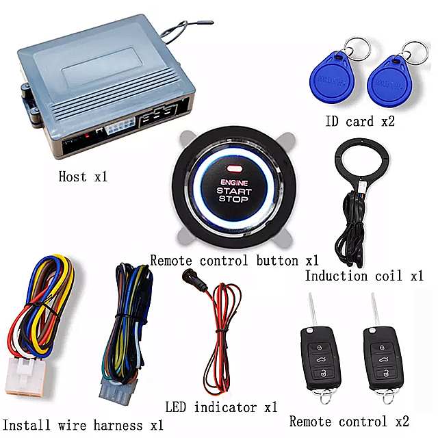 車 の リモコン 付き 中央 ドア ロック イグニッション システム リモコン ロック 自動ウィンドウ リフト