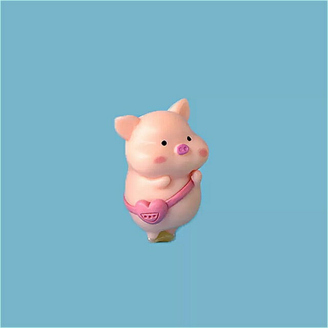 豚 マイクロランドスケープ 盆栽 マルチ 肉 装飾品 バッグ スイカ 小さな 動物 の 装飾品 PVC 工芸品