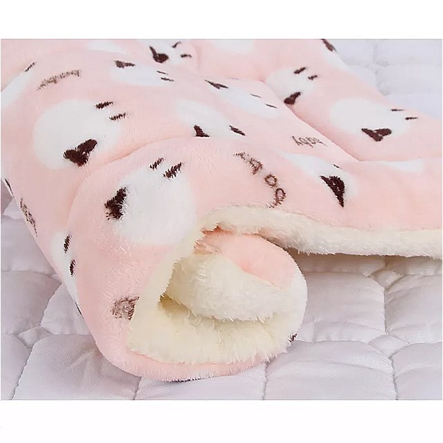 冬用 の 豪華 な フランネル 寝袋 冬用 の暖かくて柔らかい 冬 の 毛布 屋内 子猫の 子犬 大規模な ペット 用品0