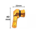 2個90度cnc オートバイリム タイヤホ