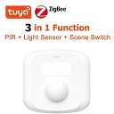 Tuya モーション ディテクター wifi Zigbee 動き 光 センサー 3 in 1 シーン センサー コネクテッド ホーム 用
