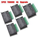 5pcs ステッピングモータ ドライバ TB6600 nema 23ネマ34 42/57/86 nema 17 4A dc 9-40v 1軸cnc彫刻機