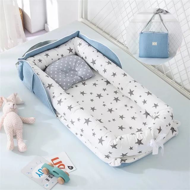 ベビー ベッド 用の 折りたたみ 式で持ち運び可能な綿の 新生児 用クレードルバスルーム用のチャイルドクッション