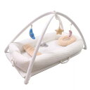 ポータブル ベビー ベッド 枕付き 折りたたみ 式 赤ちゃん 用 新生児 用綿 ベビー ベッド 90x55cm