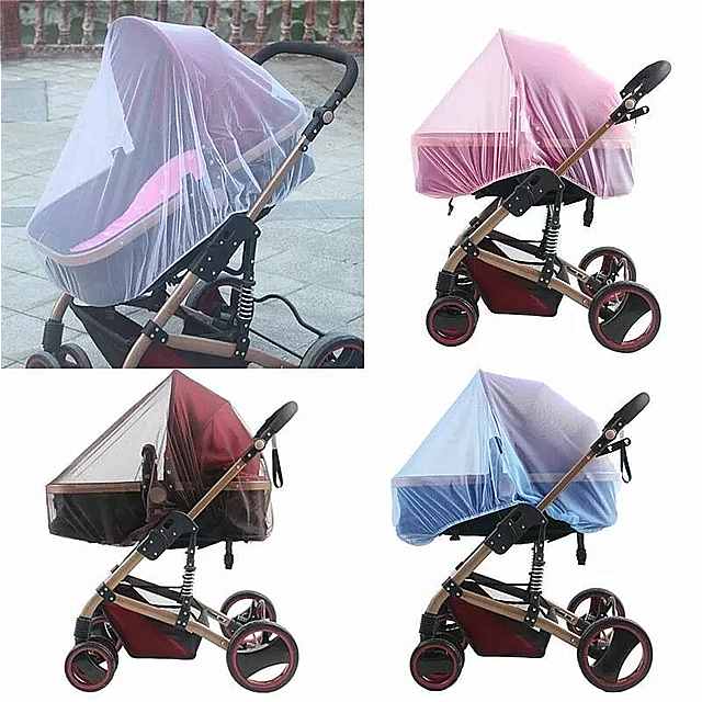 150cmの ベビーカー 防虫スクリーン 幼児 用 保護メッシュ ベビーカー アクセサリー モスキット