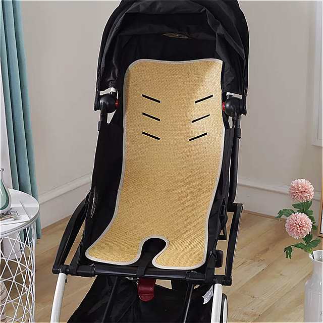 竹製の夏の ベビー ベッド マットレス 子供 用の 厚手のシート ベビーカー アクセサリー