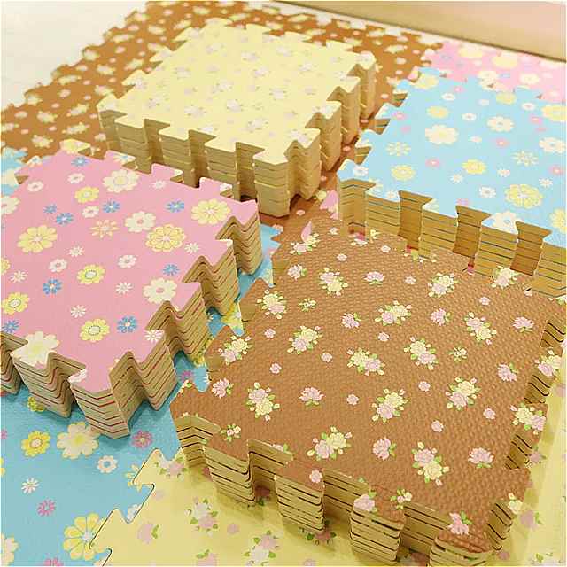 赤ちゃん と 子供 のためのフォーム フロアマット 30x30x1cm ジグソー パズル 教育 数字
