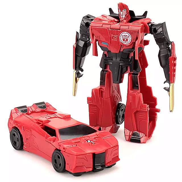 子供 トランスフォーマー ロボット のキット 12cmトランス 2 in 1 速い変形 オプティクスホー 子供 車 の 変形モデル