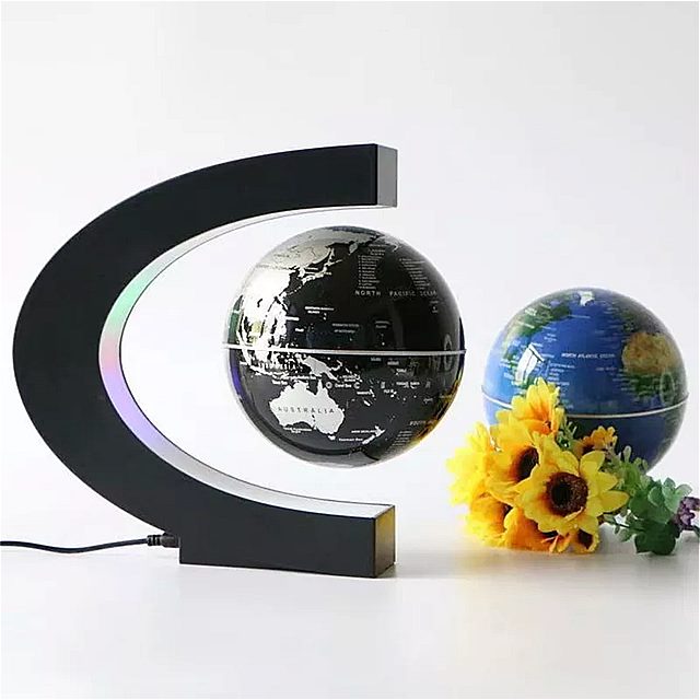磁気 LEDグローブ 反重力 世界地図 電子ライト 世界地理的 装飾 誕生日 プレゼント の おもちゃ