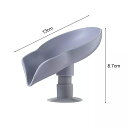 葉の形をした 石鹸皿 箱 皿 石鹸皿 DIY バージョン 45 ° 焦点距離 シャワー ホルダー ボックス 収納 プレート キッチン ガジェット(3)