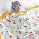 綿 子供用 毛布 110x110cm 6層 通気性 寝具 モスリン 毛布