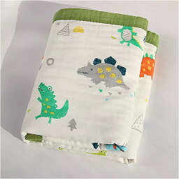 綿 子供用 毛布 120x150cm 6層 通気性 寝具 モスリン毛布