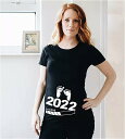 ロード2022 夏の 女性 のプリント tシャツ 女の子 の 出産 半袖 妊娠 発表 シャツ 新 ママ服