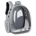 猫 キャリアバッグ 通気性 ペット キャリア小型 犬 猫 バックパック トラベル スペース カプセル ケージ ペット トランス ポート バッグ 猫 用