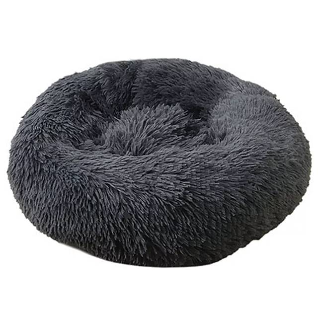 犬 猫 ため 豪華な丸い ベッド 超柔らかい ソファ 小型 中型 大型 ペット ため 長い 冬に暖かく保つ 屋内 通気性 洗える
