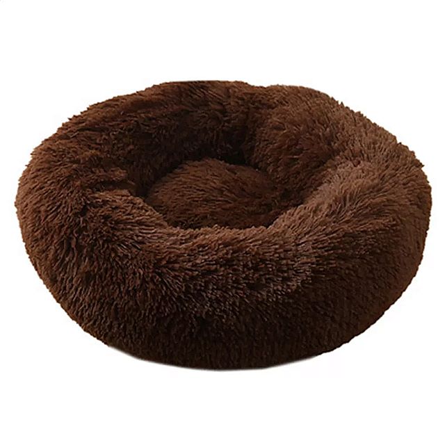 犬 猫 ため 豪華な丸い ベッド 超柔らかい ソファ 小型 中型 大型 ペット ため 長い 冬に暖かく保つ 屋内 通気性 洗える