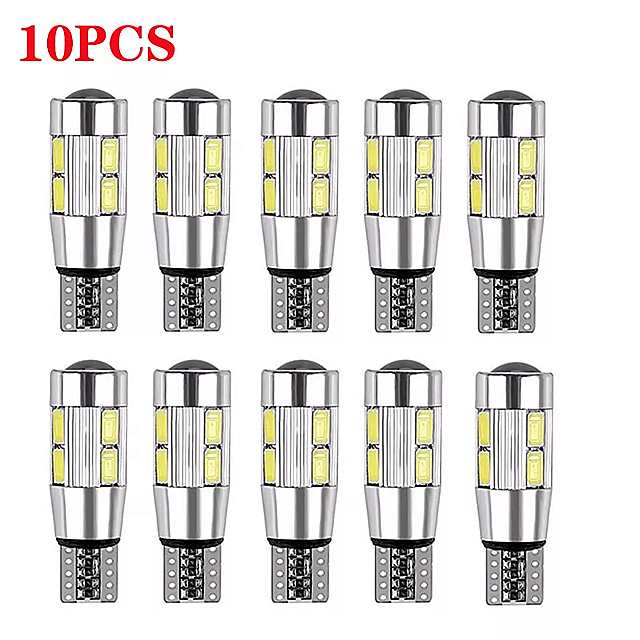 10X T10 10 smd 5630 W5W 194 168 2825 501 10SMD 5730 LEDvWFN^[Y  NAXCg ԃ}[J[v ԓd canbus