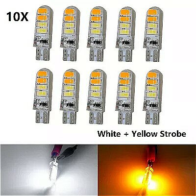 T10 led_ŃXg{ 10x 194 w5w 8led 5630smd t10 ϋv̂P Ԃ̓d fAJ[  F