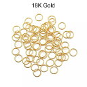 50 200ピース ロット 3 10ミリメートル18 18k ゴールド ジャンプ リング ネックレス ブレスレット スプリット リング diy ビーズ メッキ コネクタ(4)