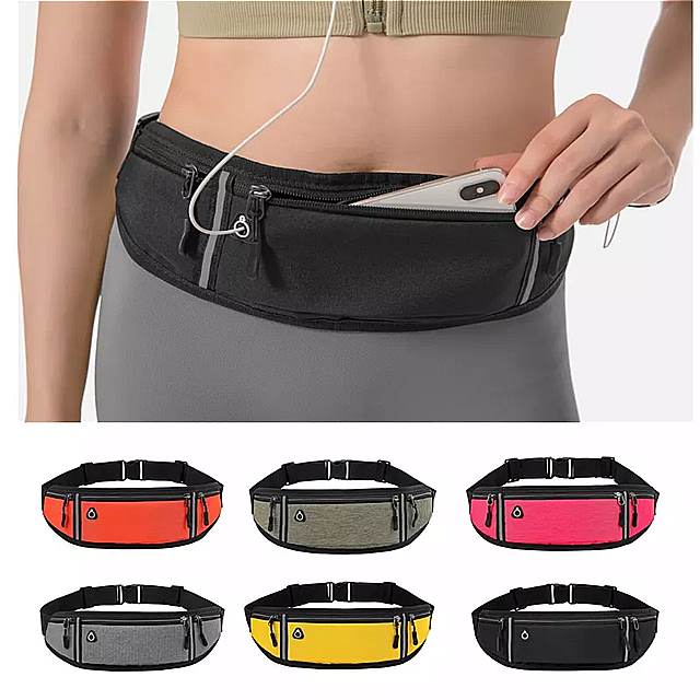 プロの ランニング ウエスト バッグ スポーツ ベルト ポーチ 携帯 電話 ケース 男性 女性 隠し ポーチ ジムSportsBags ランニング ベルト ウエスト パック