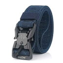 Hssee- ミリタリー ス タイル のタクティカル ベルト クイックリリース 磁気バックル ナイロン スポーツ アクセサリー(4)