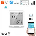 Tuya- 屋内湿度センサー 温度計 センサー 気圧検出器 alexa google Home スマートライフ と互換性があります 1