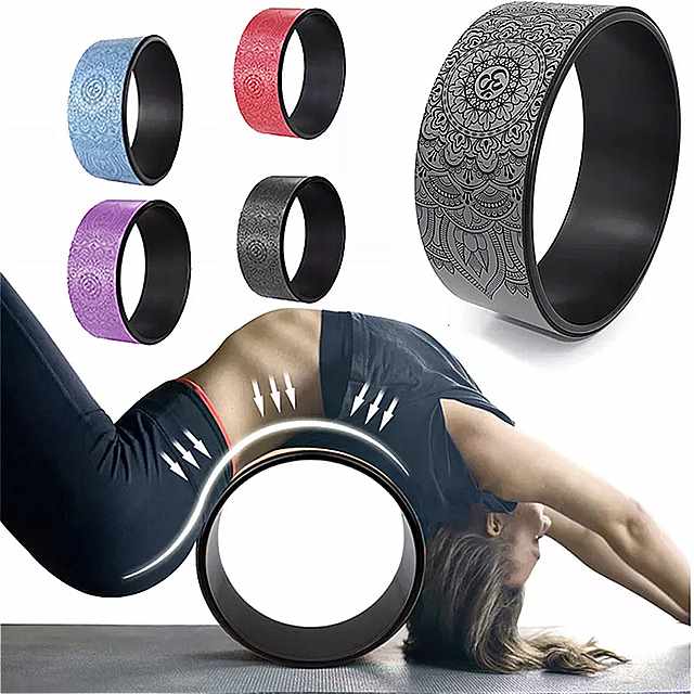 ヨガ ピラティス リング抗ストレス環境 フィットネス ローラー ツールホーム ジム 減量 バックと ウエスト トレーニング