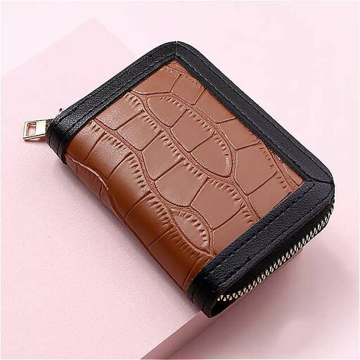 女性用サーペンタイン 小銭入れ ジッパー 付き女性用合成皮革 カードホルダー コイン コレクション 女性用サーペンタイン 小銭入れ ジッパー 付き女性用合成皮革 カードホルダー コイン コレクション