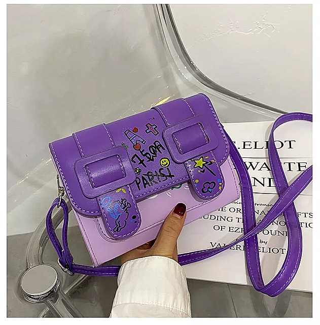 ファッション の女性の バッグ 女の子のための かわいい クロス ボディバッグ ショルダーバッグ レター メッセンジャー バッグ 原宿日本のロリータ ハンドバッグ