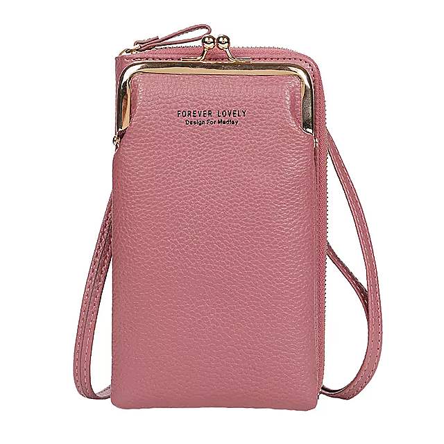 女性用の小さなpu レザー ショルダーバッグ 大容量 バッグ ファッショナブル 電話 ポーチ