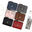 男性 と 女性 のための小さな クレジットカードホルダー コインポケット付きの薄い革の 財布 財布 付きのミニ 財布 3